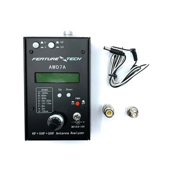 1,5-490 Mhz Antenski Analizator HF + UV spektralni Analizatori HF/VHF/UHF AW07A Многополосный КСВ Antenski Mjerač Tester 160 M
