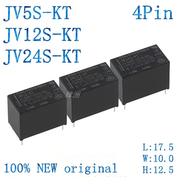 20 kom./lot JV12S KT JV24S - KT JV12 KT JV24 - KT 4-pinski konektor za 5 a30vdc 12 vdc/250 v ac adapter za utičnice za napajanje releja
