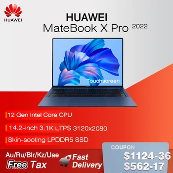 2022 HUAWEI MateBook X Pro 14,2-Inčni Laptop i7-1260P 16 GB i 512 GB/1 TB Iris Xe Grafički Netbook Glavni Boji Full screen Laptop