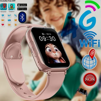 4G Sim kartica Dječji Pametni Sat WIFI Bluetooth Videochat Sat Sa WeChat GPS Tracker Sat Daljinski Monitor Za Bebe Nosive