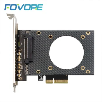 Adapter U. 2 SFF-8639 za kartice za proširenje PCI-E X4 Podržava U. 2 NVME SSD Riser Card 4000 Mb/s Brzo za PCIE X4 X8 X16