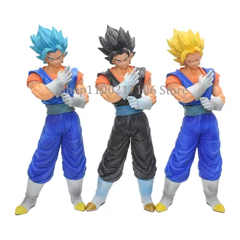 Anime Dragon Ball Super Vegetto Crna/Žuta/Plava Kosa, Figurice Dragonball Z, Kolekcija Figura, Model Igračke za Djecu, Dar