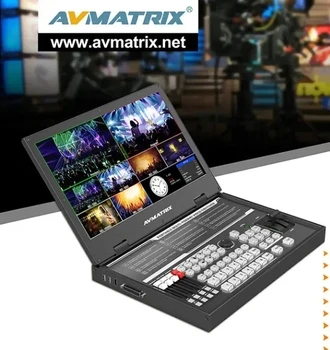 Avmatrix PVS0615U Prijenosni 6-kanalni Multi thread prekidač koji je kompatibilan sa SDI/HDMI Video-prekidač za sportske prijenose uživo
