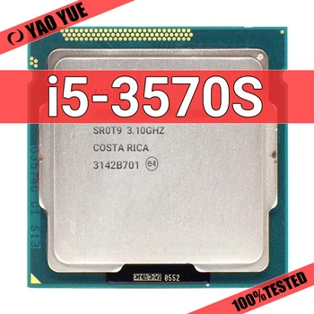 B/procesor i5 3570S quad 3,1 Ghz L3 = 6 M 65 W s priključkom LGA 1155 stolni procesor radi na 100%