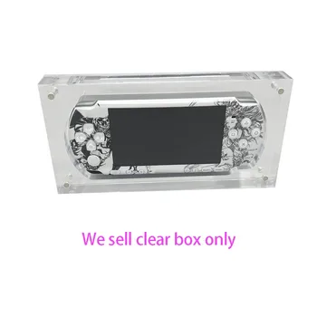 Bistra magnetska akril kutija za pohranu za igraće konzole PSP2000 PSP3000, torbica, kutija, postolje za zaslon, utor pribor