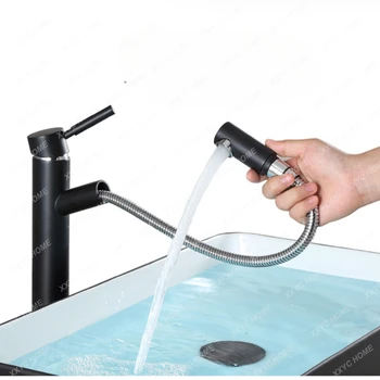Crna Pull-Slavina za toplu i hladnu Vodu Nordic Simple Washbasin Slavina Za Umivaonik