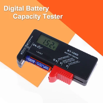 Digitalni tester baterija BT-168D LCD zaslon AA i AAA Baterija Provjera Alat za dijagnostiku Kapacitet baterije