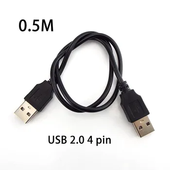 Dual USB 2.0 Tip A, usb kabel, cijev za računalo od čovjeka do čovjeka, Priključak za adapter, Produžni Kabel, Brzi Prijenos Podataka, Linija za sinkronizaciju