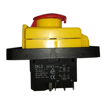 Elektromagnetski prekidač DZ-6-2 5-kontakt 15A 250V IP55 sigurnosni prekidač