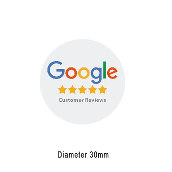 Epoksidna naljepnica Google Review NFC Povećajte promjer vaših gostiju na 30 mm