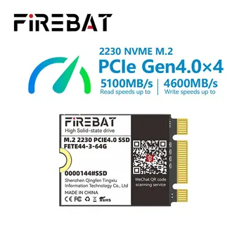 FIREBAT SSD PCIE4.0 2230 Gen4 M. 2 512 GB 1 TB, 2 TB NVME Interni statički disk PCIe za Steam Paluba Microsoft Surface ProX