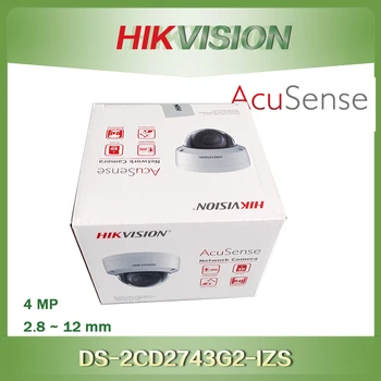 IP kamera Hikvision 4MP 2,8 ~ 12 mm AcuSense DS-2CD2743G2-IZS Motorizirane Dome Mrežna kamera s promjenjivom Žarišnom udaljenošću
