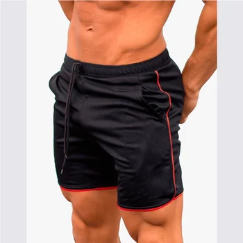 Ljetne Nove muške kratke hlače za teretane, fitnessa, Bodybuildinga, jogging, Muške kratke hlače za sportske trčanja, Prozračna быстросохнущая muška odjeća