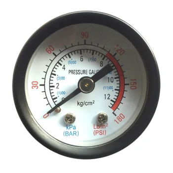 Manometar zraka kompresora Pneumatski Hidraulični manometar tekućine 0-180PSI