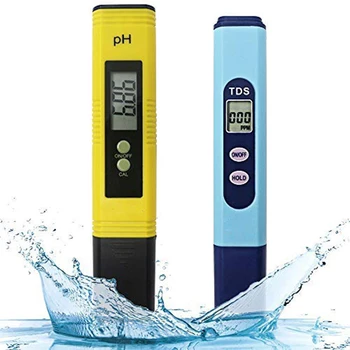Mjerač kvalitete vode Ph-metar Tds Metar 2 u 1 Komplet s rasponom mjerenja 0-14,00 Ph i 0-9990 Ppm za Hidroponski akvarija