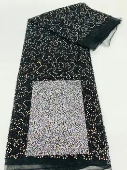 najnoviji afrička francuski cvjetne čipke tkanina DiuDiu-1306.4019 topla rasprodaja, vezene perle čipka cvjetne čipke tkanina
