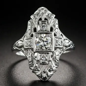 Novo otvoreni prsten, europski i američki nakit dijamant, direktna isporuka