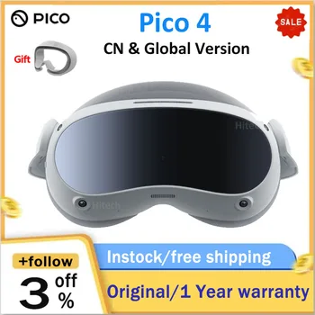Originalni VR-slušalice Pico 4 CN All-in-One Originalne naočale za virtualnu stvarnost 8G + 256G FOV105 3D 4K Smart Pico4 VR S podrškom za Steam VR