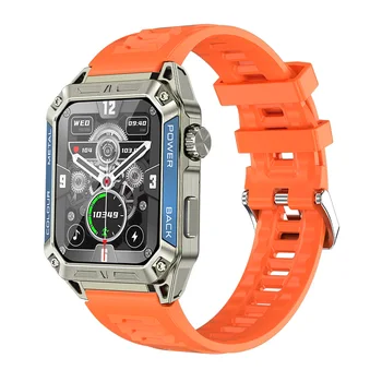 Pametni sat s Bluetooth-izazov Za Muškarce Vodootporan IP67 Nekoliko sportskih načina Smartwatch 1,91-inčni Zvučnik zaslon osjetljiv na dodir