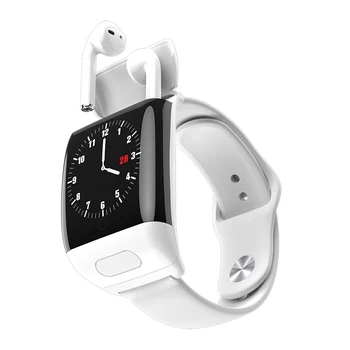 Pametni satovi koji mjere krvni tlak, za narukvicu, Bluetooth slušalice, 2 u 1, BT 5.0, Pametni sat, BT Poziv Siri za žene i muškarce