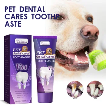 Pasta za zube za kućne ljubimce, pasta za zube za čišćenje zuba, oralna Skrb, Fina je Sigurna I učinkovita pasta za zube Za pse, Mačke i kućne ljubimce