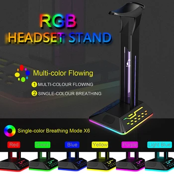 RGB Držač za slušalice, stalak za Геймерской Slušalice, Zaslon, Stalak za prijenosno računalo, Igre pribor za PC