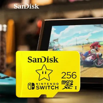 SanDisk Nintendo Switch Pravi Micro SD kartica OD 64 GB, 128 GB i 256 GB za 400 GB i 512 GB memorijska Kartica U3 4K Ultra HD 100 MB/s. TF Flash kartica