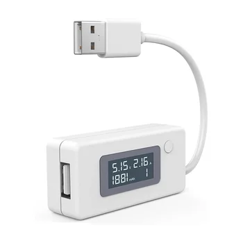Tester Micro USB, LCD digitalni mjerač snage, USB punjač, oznaka Banke hrane Dr.