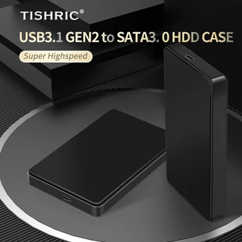 Torbica Za hard disk TISHRIC 2.5 SATA USB 3.1 Type C, Vanjski poklopac Za hard disk, Kutija Za hard disk, Kućište hard diska