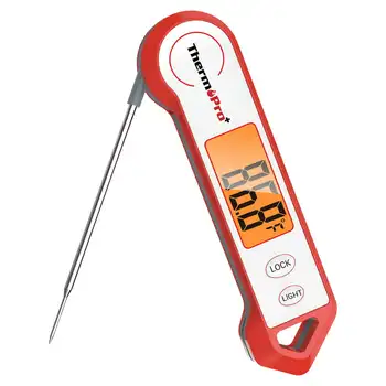 Vodootporni digitalni termometar za meso, čokolade za kuhanje, roštilj, kuhinjski termometar sa magnetom i led zaslon za prženje u masnoći