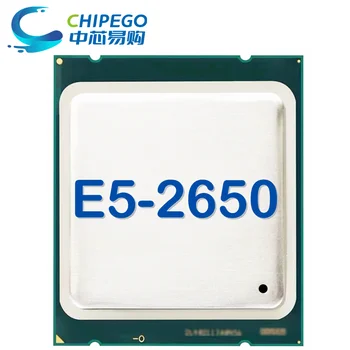 Xeon E5-2650 E5 2650 2,0 Ghz Koristi Восьмиядерный шестнадцатипоточный procesor CPU 20M 95W LGA 2011 NA LAGERU