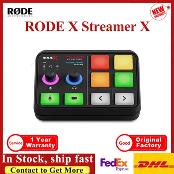Za RODE X Streamer X Аудиоинтерфейс i konzola za video streaming za streaming igara i stvaranje sadržaja Kombinirani XLR i 1/4 